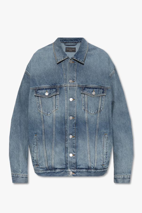 Balenciaga boxy denim jacket online